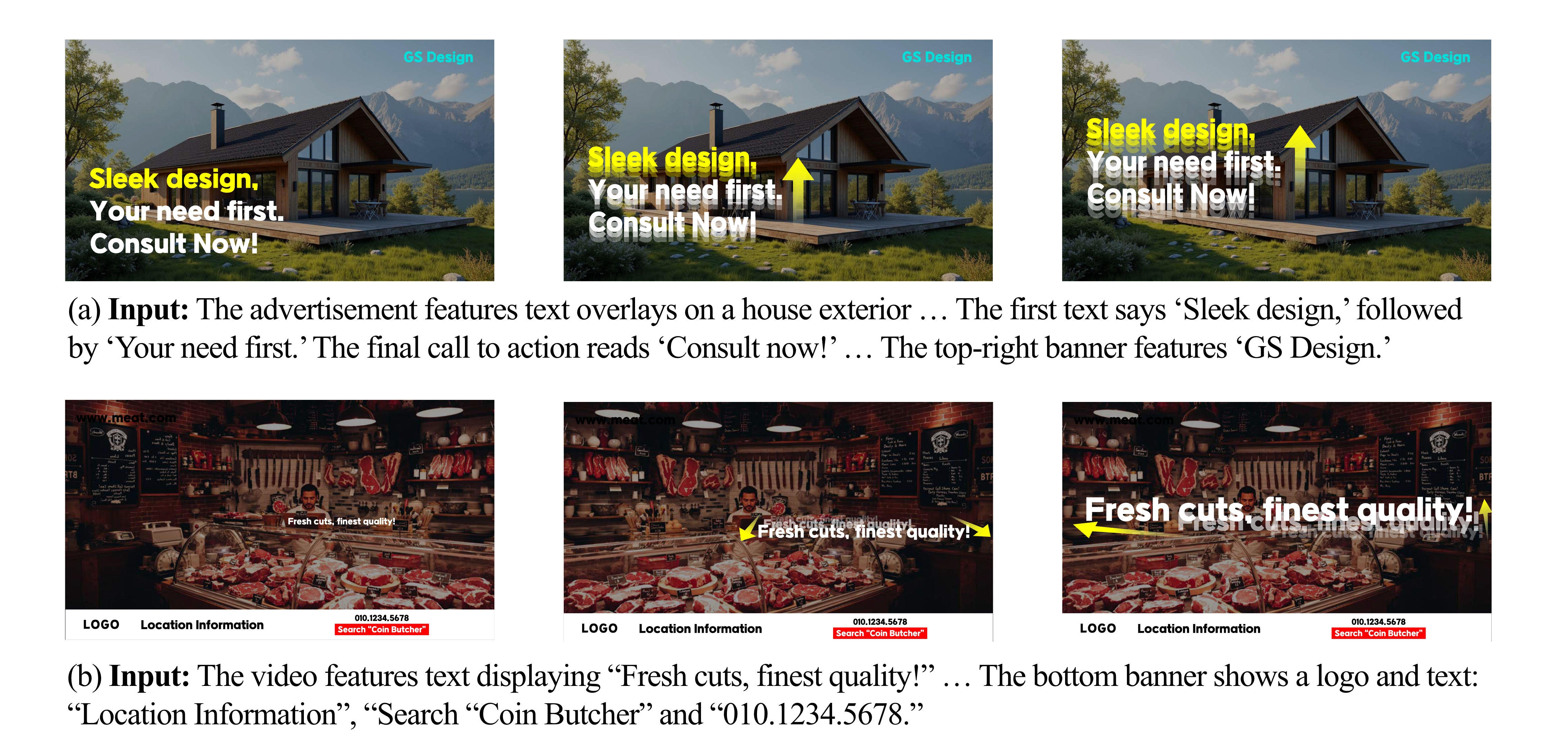 Generating Animated Layouts as Structured Text Representations